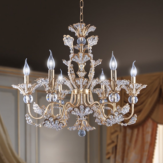 Traditional crystal chandelier outlet