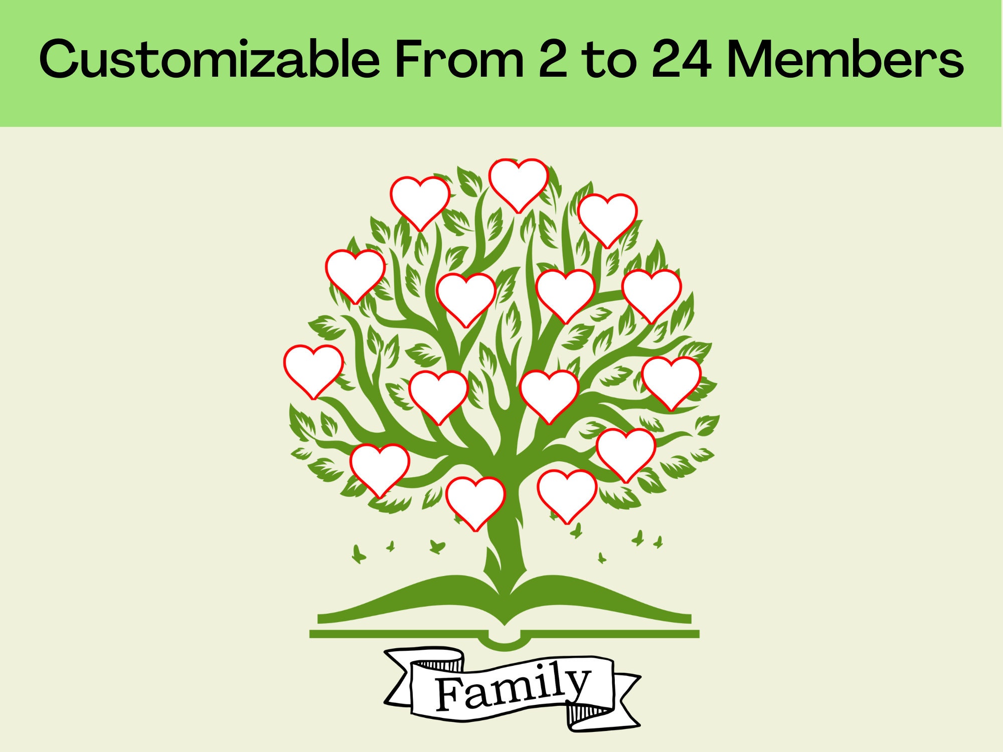 Family Reunion Svg Family Tree Template Family Tree Svg Etsy