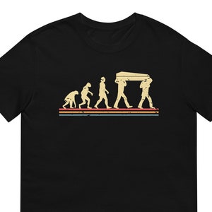 Vintage Retro Evolution Mortician Gift T-Shirt For Man & Woman – Mortuary Cremation Tee – Funeral Director Shirt