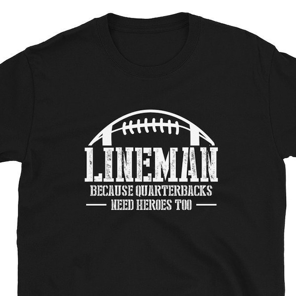 Lineman Because Quarterbacks Need Heroes Too Svg Etsy