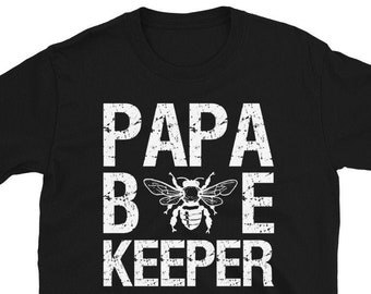 Papa Father Beekeeper Gift T-Shirt For Man & Woman – Beekeeping Tee - Bees Honey Apiarist Lover Shirt