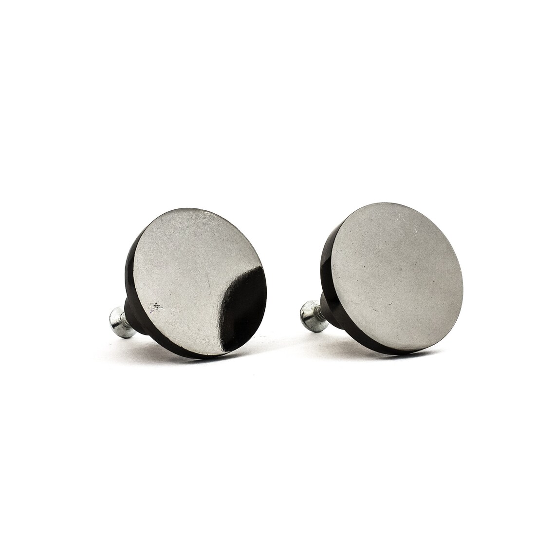 Charcoal Circle Iron Knob Iron Knob Kitchen Knob Vintage Etsy Australia