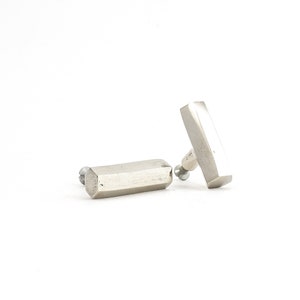 Silver Hexagon T-Bar Pull, Iron Knob, Kitchen Knob, Vintage Drawer or Cabinet Pull, Dresser Knob and Pull, Decorative Knob, Cabinet Hardware