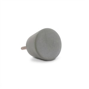 Mist Grey Arc Cylinder Ceramic Knob – Matte