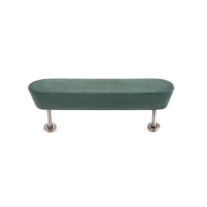Deep Green Arc Ceramic Handle – Matte