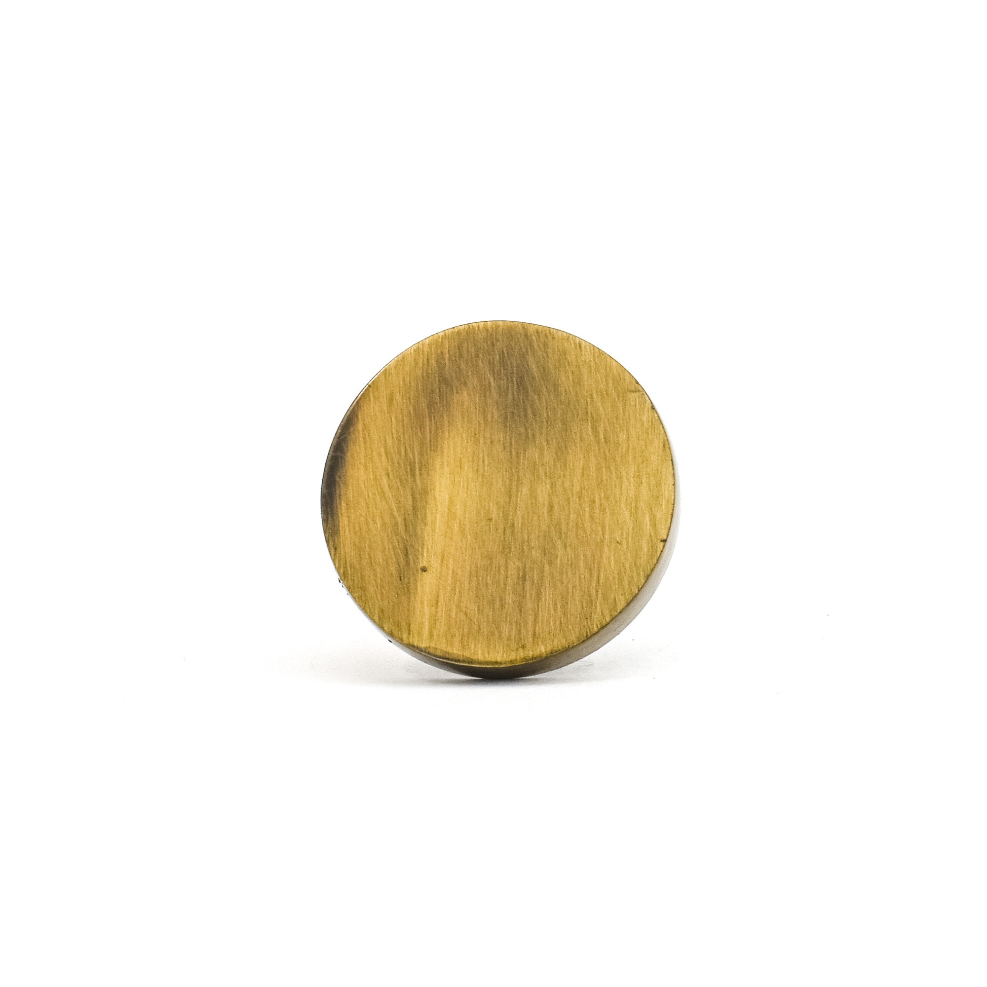 Antique Gold Circle Iron Knob Iron Knob Kitchen Knob Etsy Australia