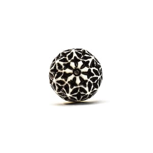 Fossolised Flower Knob, Resin Knob, Round Vintage Knob and Pull, Cabinet Knob, Furniture Knob, Decorative knob, Flower Knob, Bohemian Knob