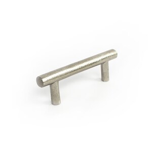 Silver Iron Cylinder Handle, Door Handle, Furniture Hardware, Decorative Handles, Cabinet Handle, Drawer Handle, Rustic Handles, Iron Handle