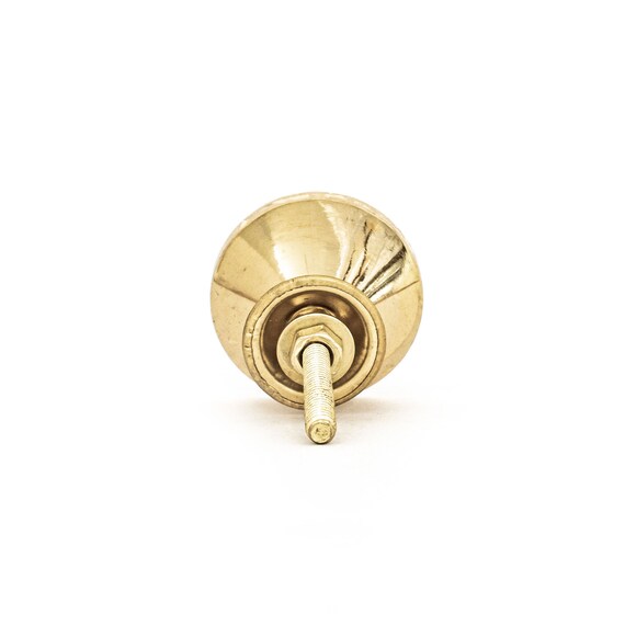 Black Brass Eye Shell Knob Mother Of Pearl Knob Round Etsy