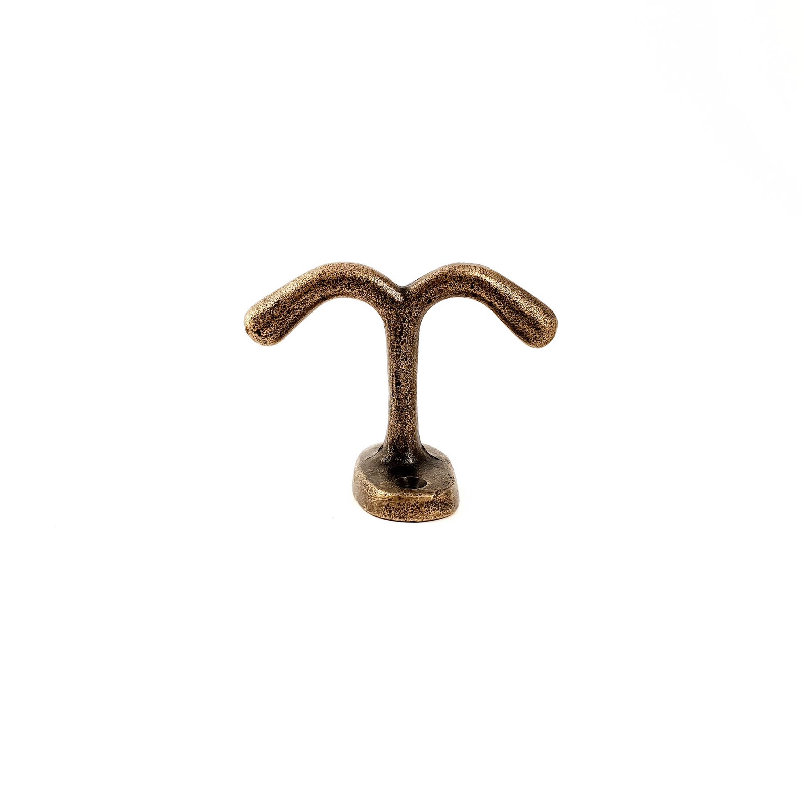 Antique Gold Double Hook Traditional Wall Decor Vintage Coat Etsy