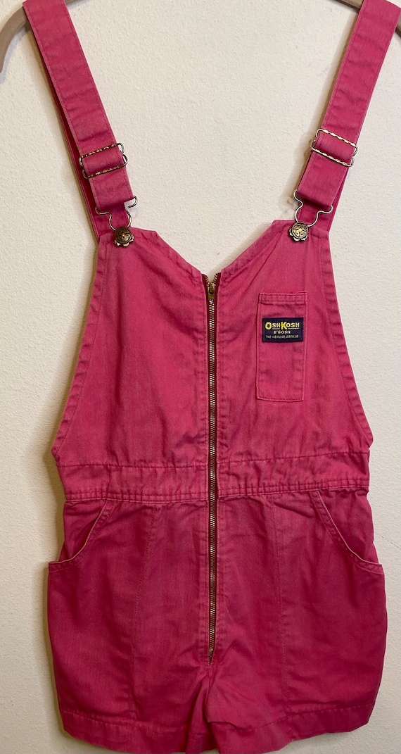 Vintage OshKosh Barbie Pink Overall Shorts Shortal