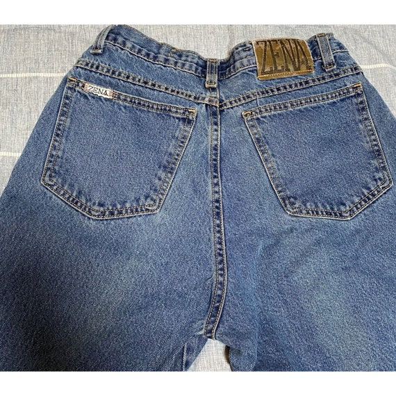 Jena’s mom　100kg Vintage Zena Tapered Mom Jeans Womens Size 28 Blue Stonewash
