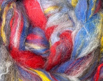 combed top, spinning fibre, felting fibre
