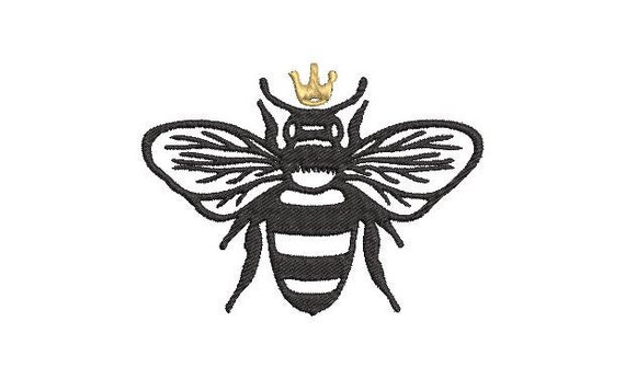 Download Petite-Small-Queen Bee Crown Princess Embroidery Design | Etsy