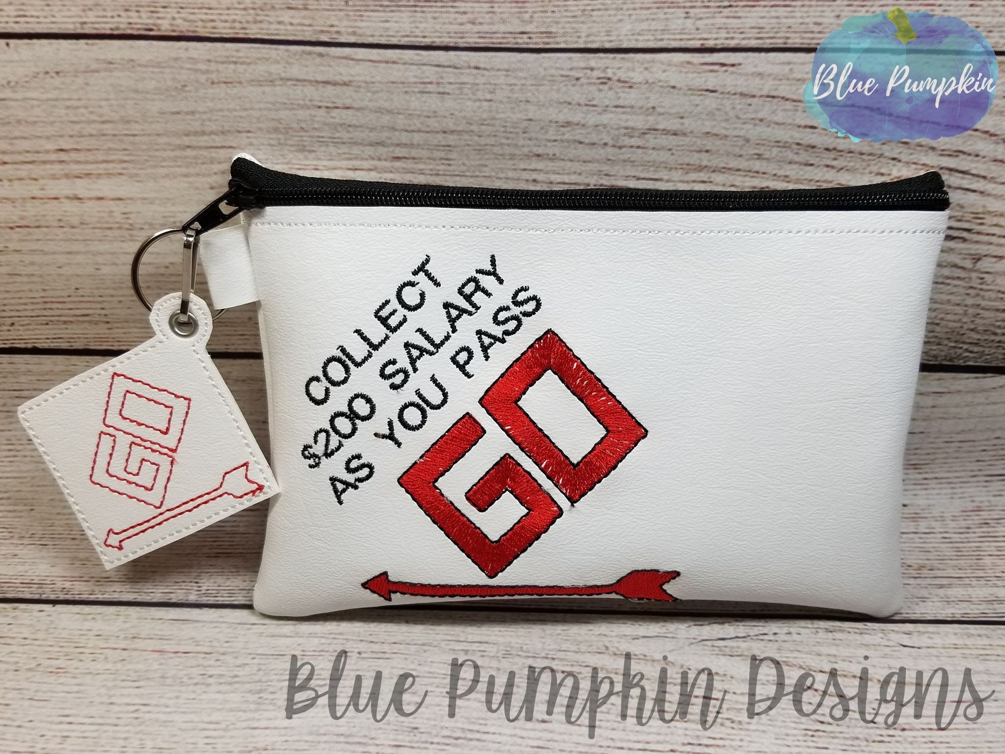 Game BagZipperEASY5x7 In the Hoop ITH Embroidery Etsy