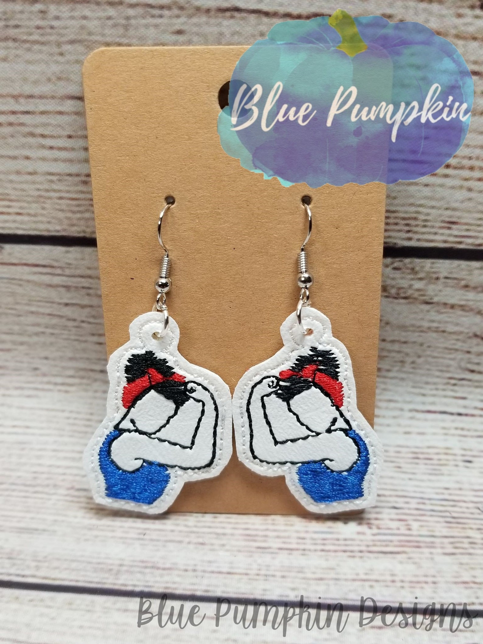 Girl Powerearrings in the Hoop Dangles ITH Machine Etsy