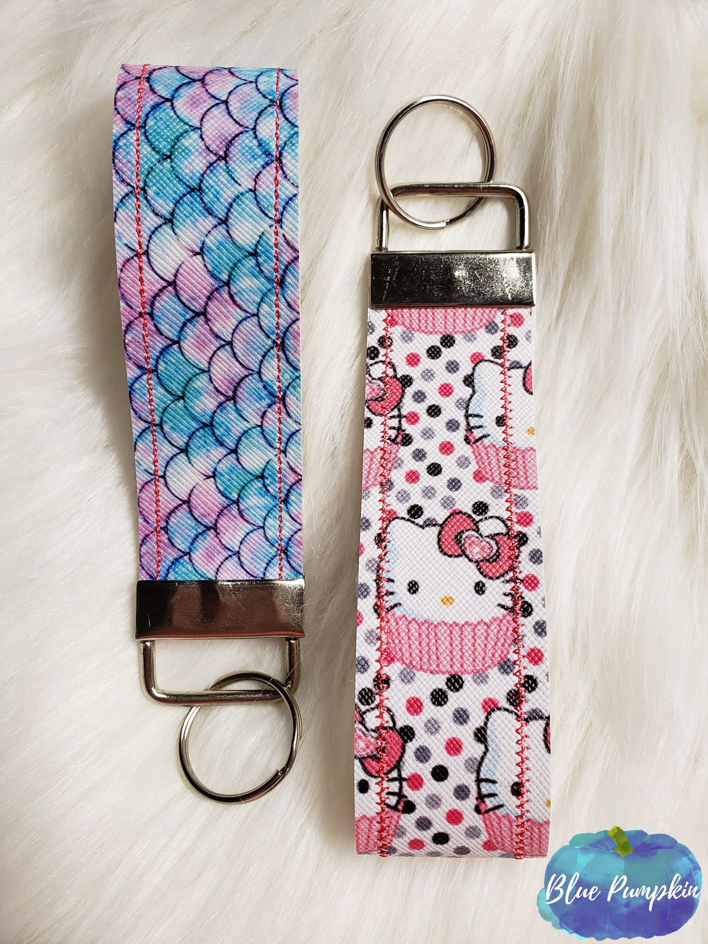 Key Fob Vinyl ScrapsWristlet ITH Machine Embroidery Etsy