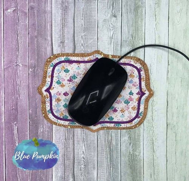 Applique fancymouse Pad in the Hoop ITH Embroidery Etsy