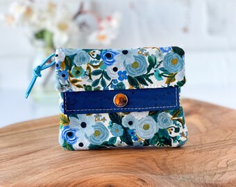 Womens Small Wallet / Floral Flower / Rifle Paper Co