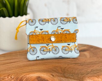 Womens Small Wallet / Bicycle Bike