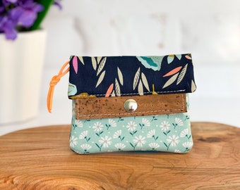 Womens Small Wallet / Floral