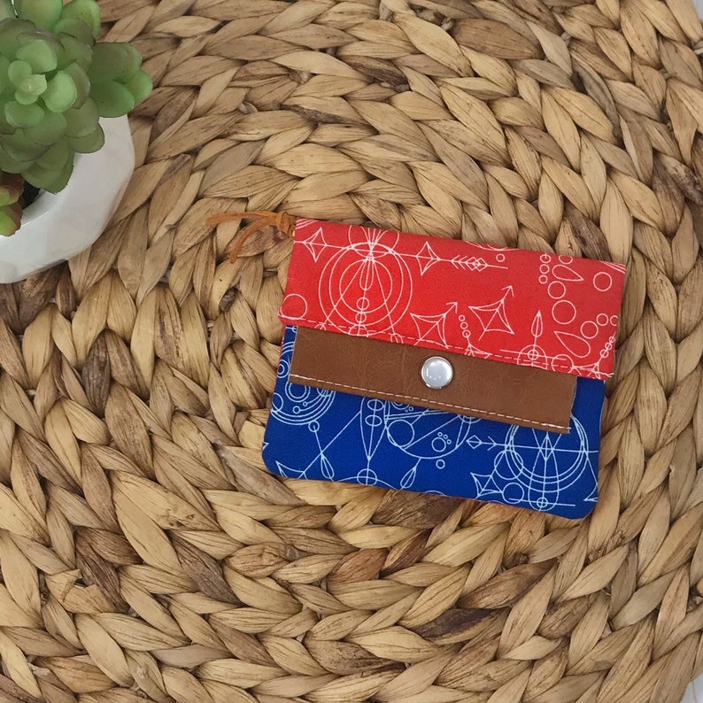 Change Purse Small Change Wallet Mercury Print
