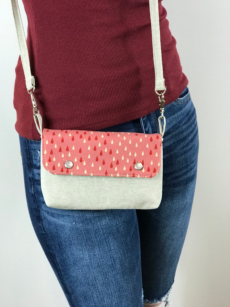 Hip Bag Fannie Pack Waist Bag Crossbody Bag Raindrop Retro Fannie Pack