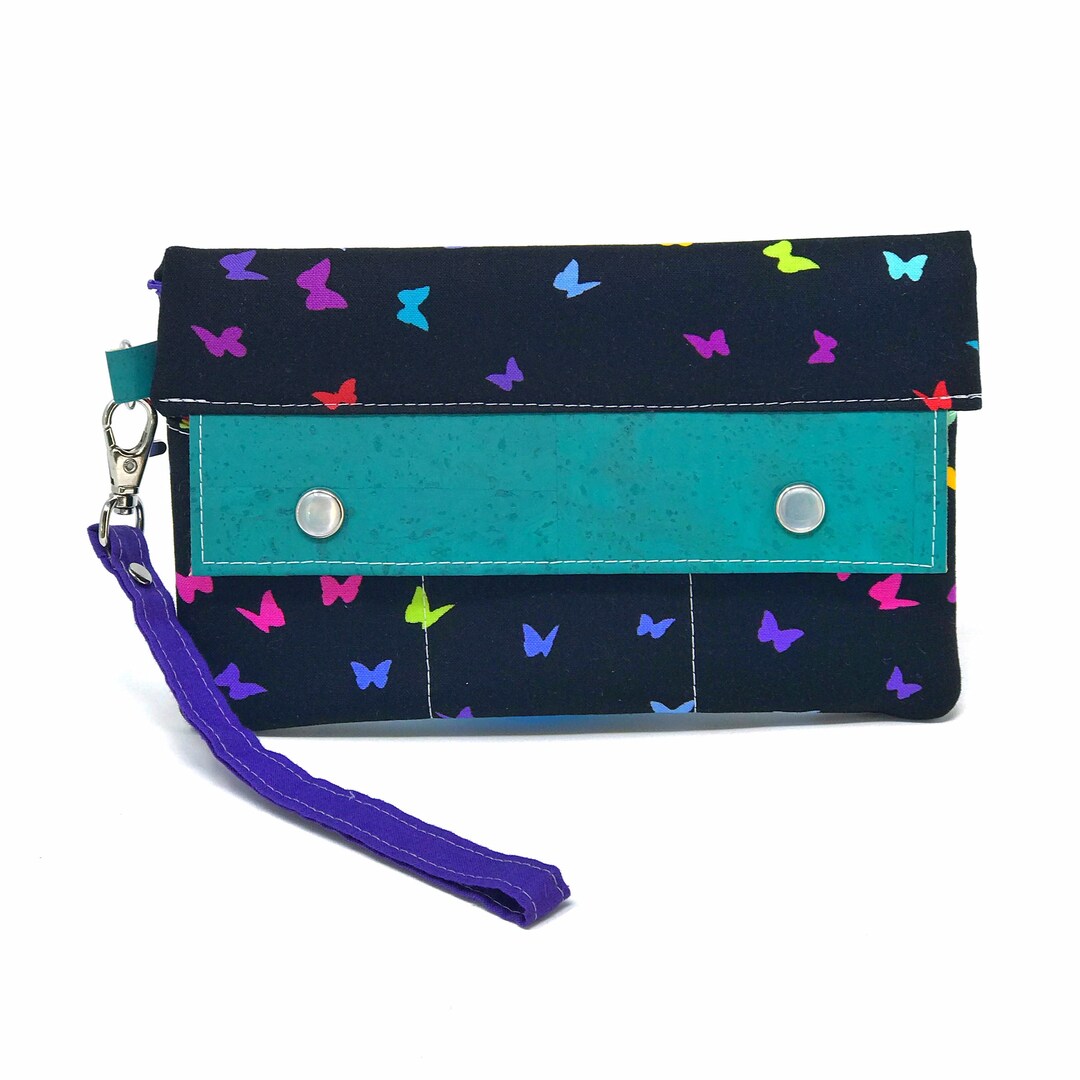 Women's Wallet / Fabric Wallet / Large Wallet / Zipper Etsy