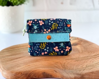 Womens Small Wallet / Flower Floral / Rifle Paper Co