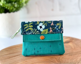 Womens Small Wallet / Floral Flower / Rifle Paper Co