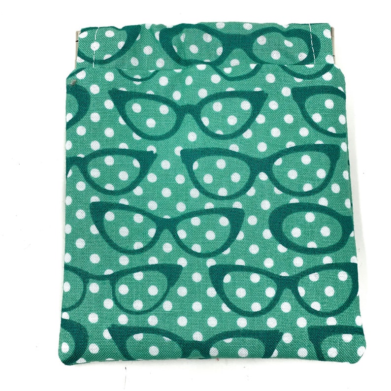 Pinch Pouch Glasses Geek Nerd Squeeze Pouch Flex Frame Pouch Coin Pouch