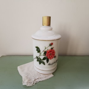 Flasche &quot;Rosa Gallica Officinalis&quot; Jahrgang Opalin
