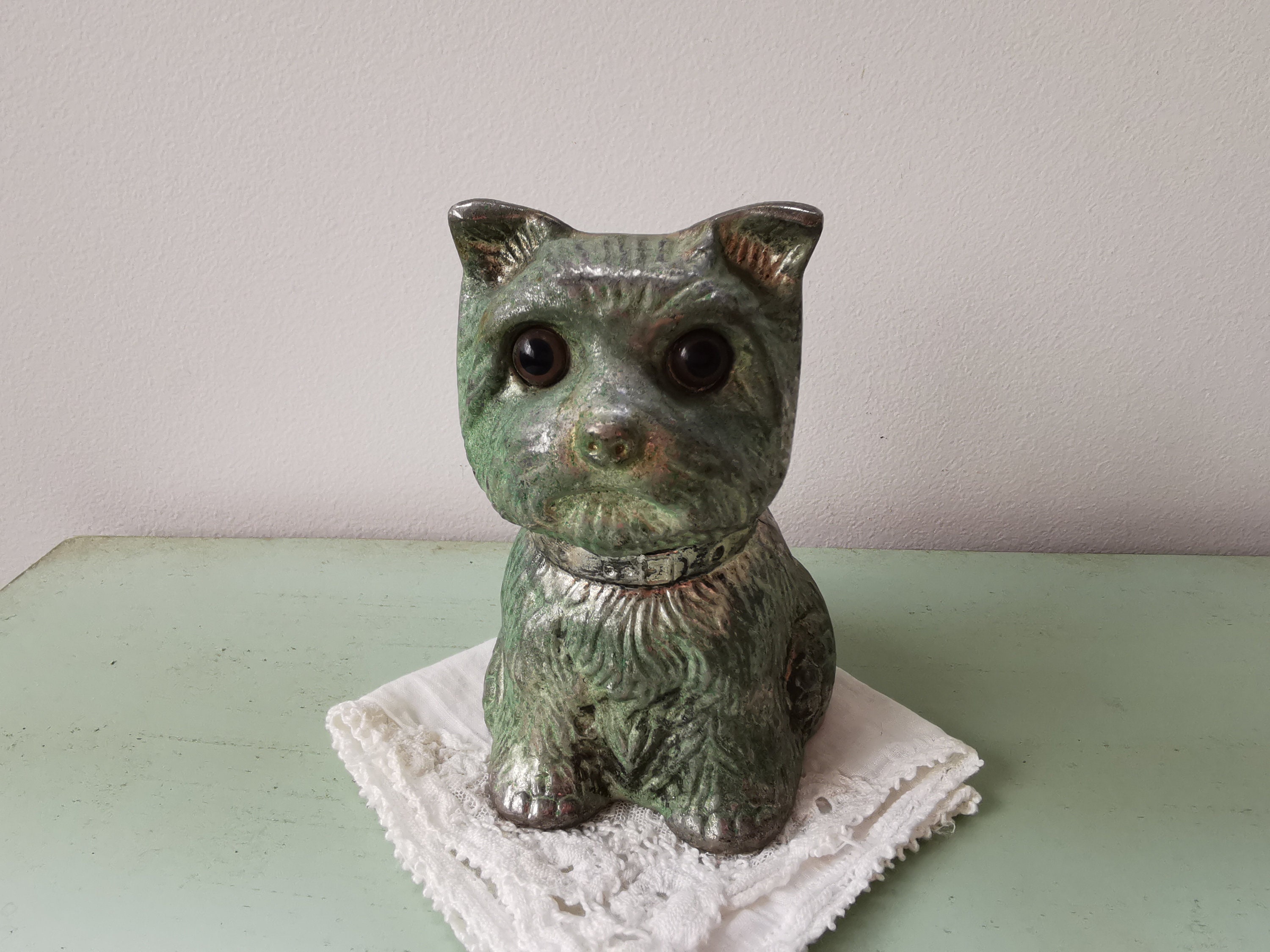 Tirelire Chien Yorkshire Vintage