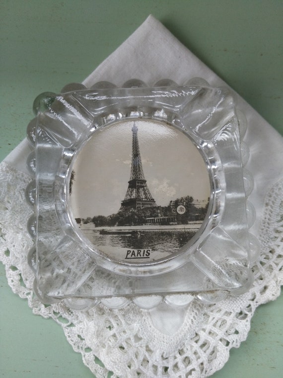 ヴィンテージ パリ エッフェル塔 ガラス 灰皿 - Etsy 日本