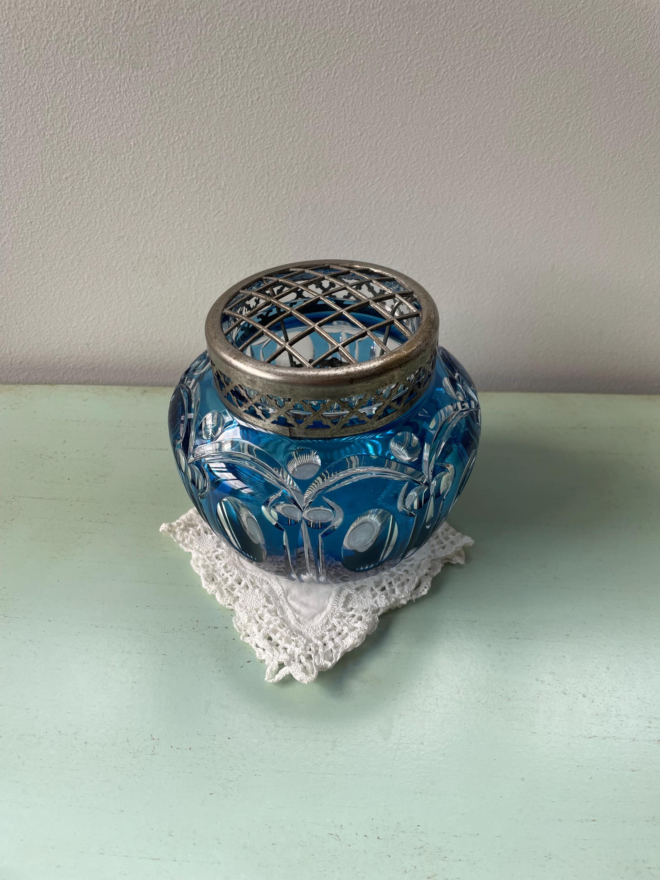 Val Saint Lambert Blue - Etsy