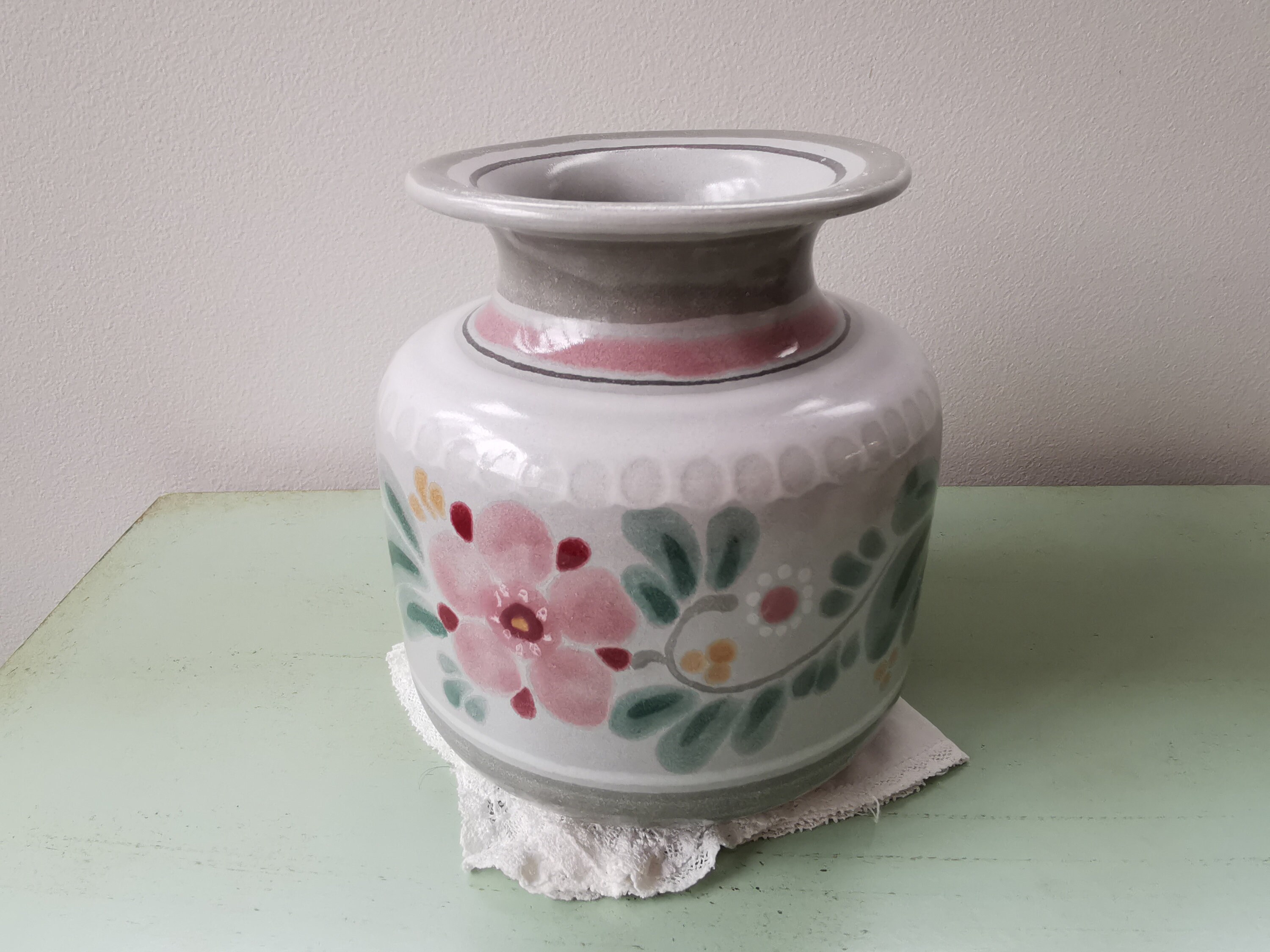 Petit Vase Porta Celi Poterie Espagnole Vintage