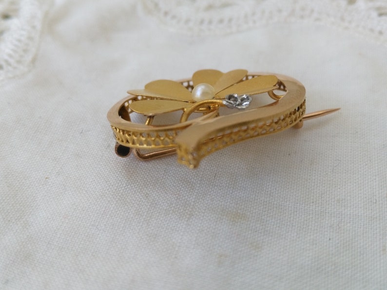 Broche Strass Trèfle à Quatre Feuilles - Lot De 4 - Symbole Chance - Pour Écharpe, Manteau, Robe