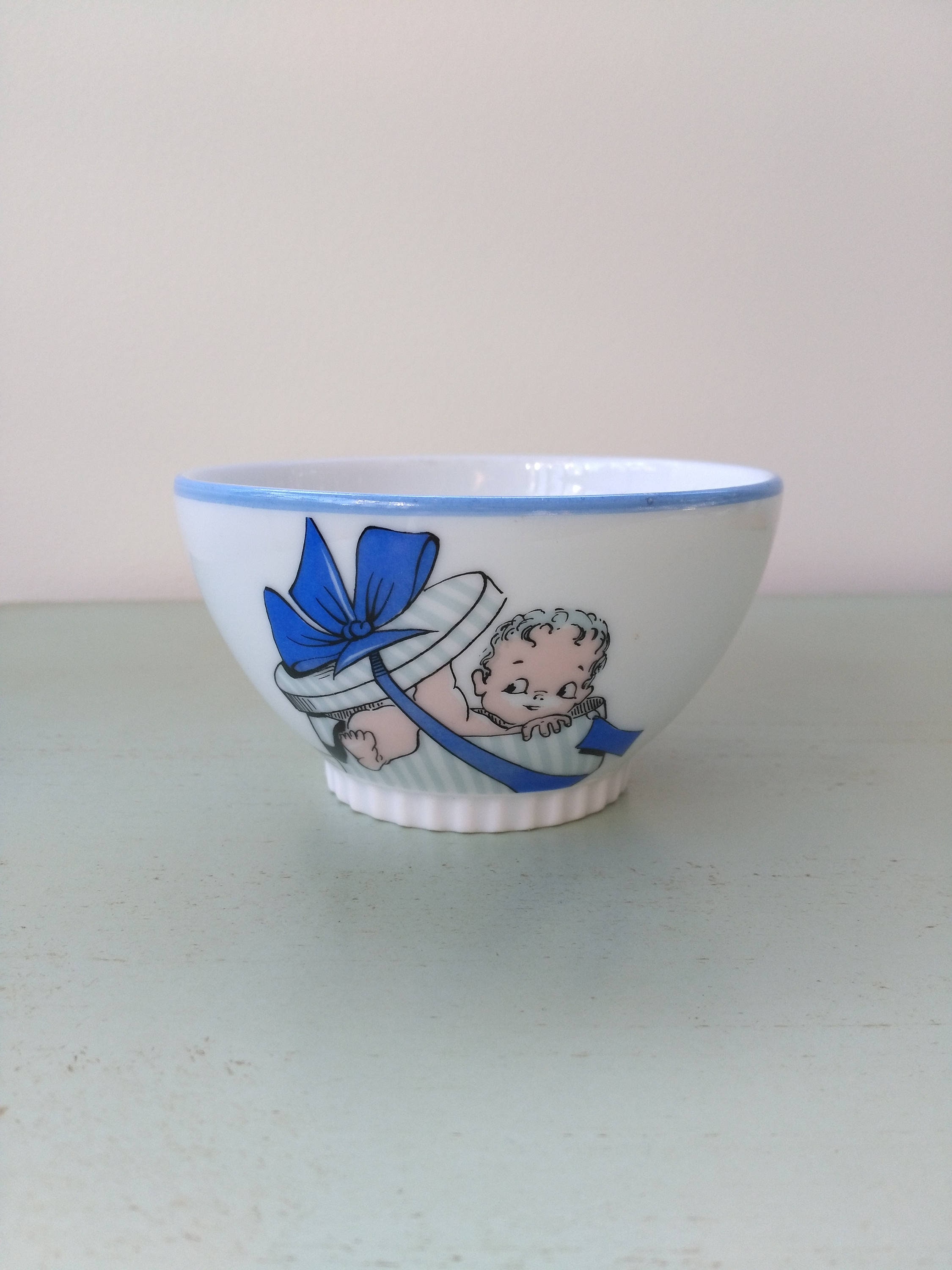 Petit Bol Bébé Porcelaine de Limoges La Seynie Vintage