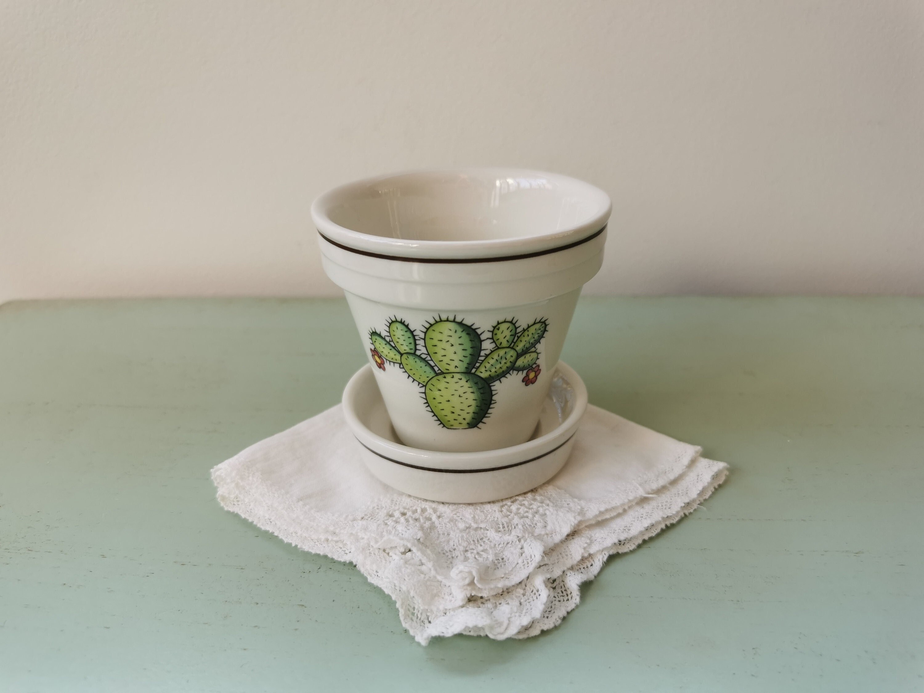 Petit Pot Cactus Opuntia Céramique Villeroy & Boch