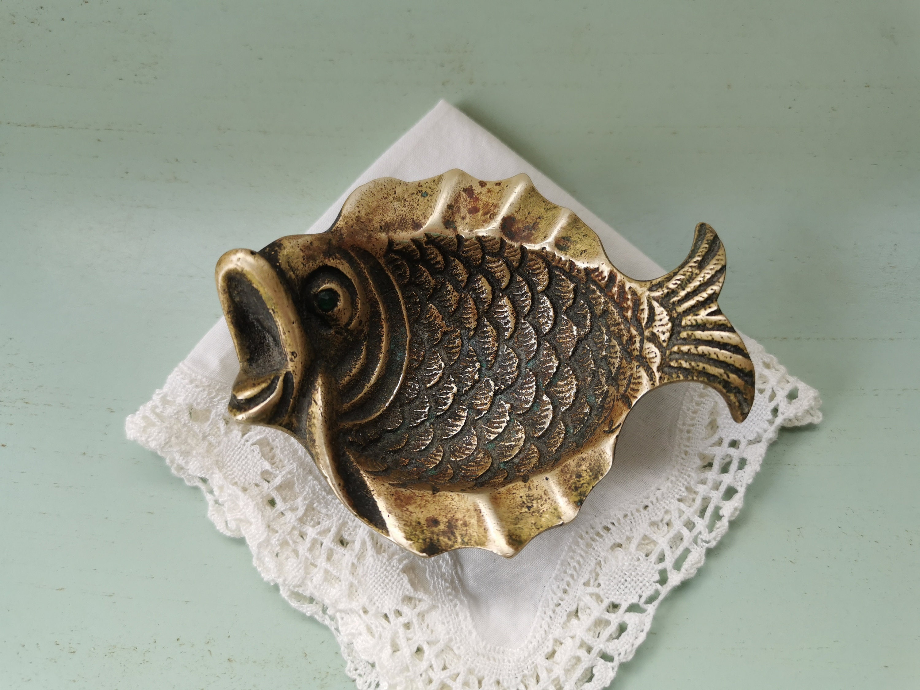 Vacuum-pocket Vintage Brass Fish - Etsy Vacuum-pocket Vintage Brass Fish - Etsy
