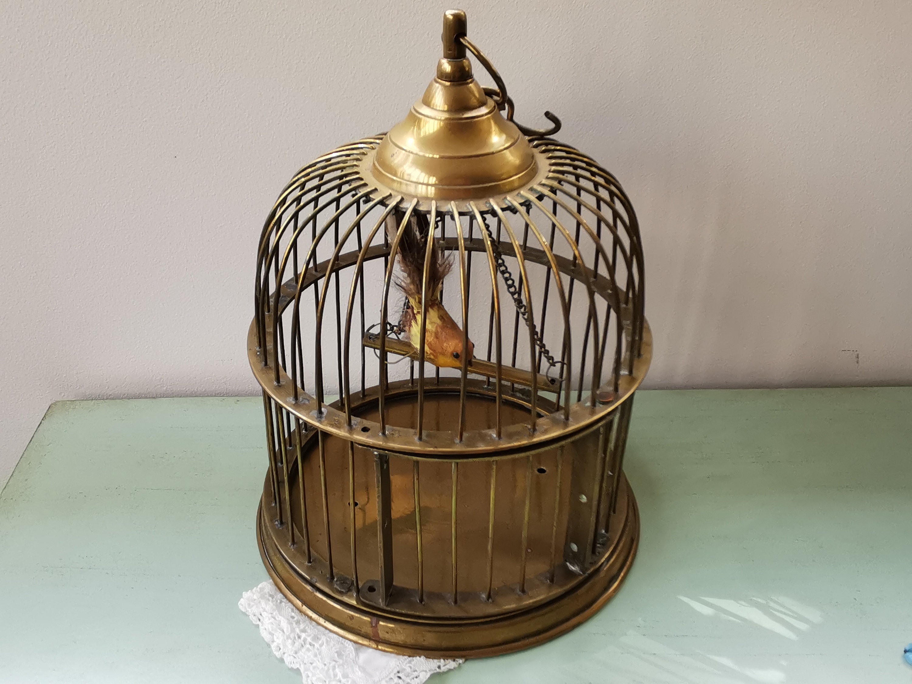 Vintage Brass Bird Cage -  Canada