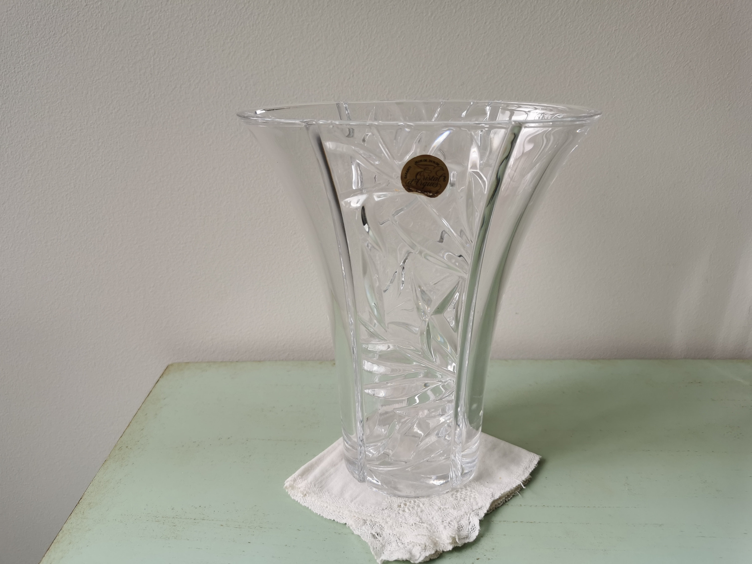 Vase en Cristal d'arques Modèle Art Nouveau