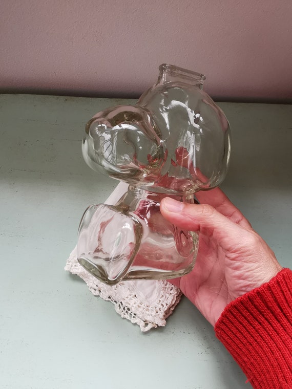 スヌーピーのガラス製貯金箱 ヴィンテージ スヌーピー ガラス貯金箱 - Etsy 日本