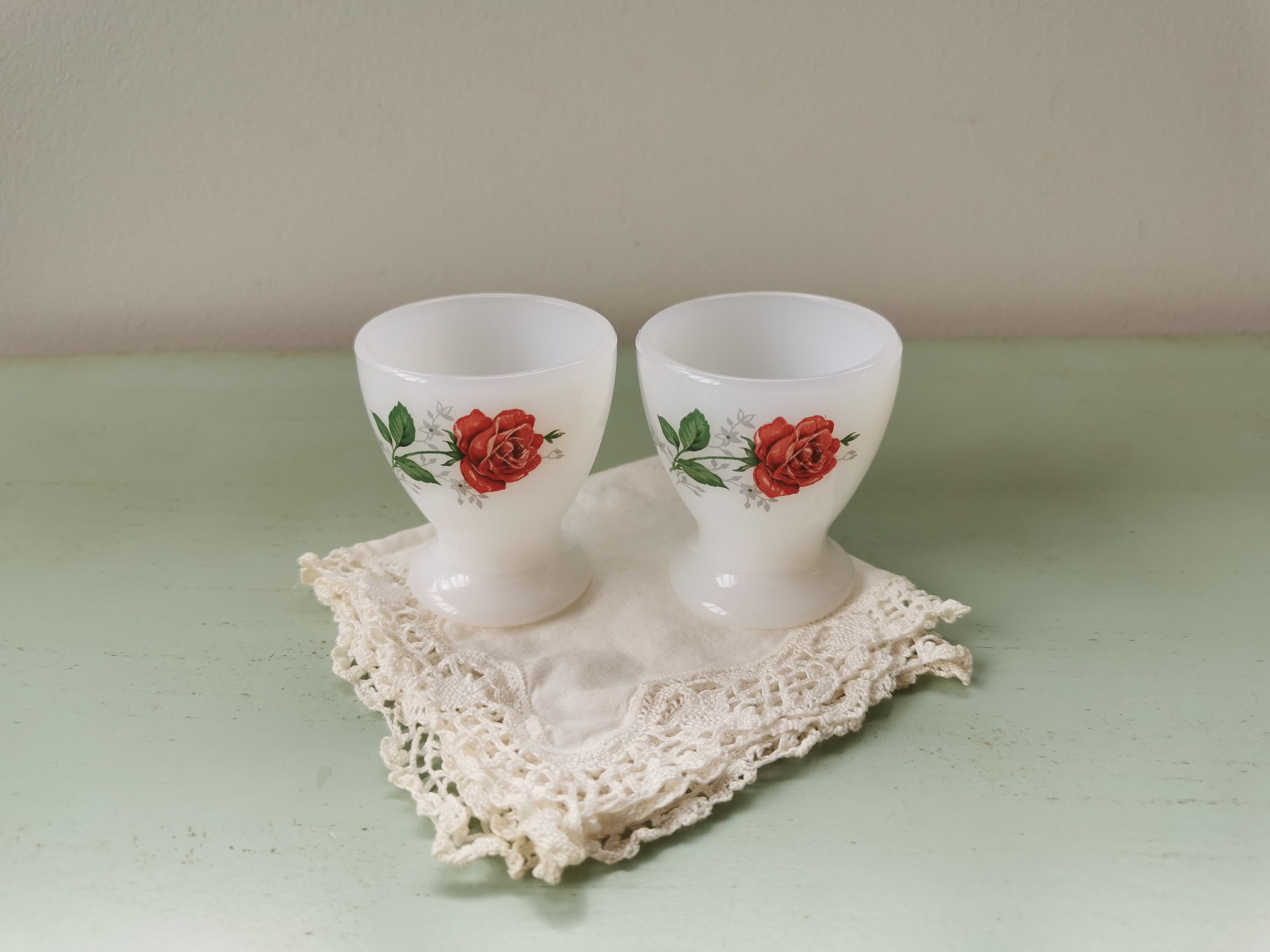 6 Coquetiers Arcopal Collection Roses de France • EUR 10,00