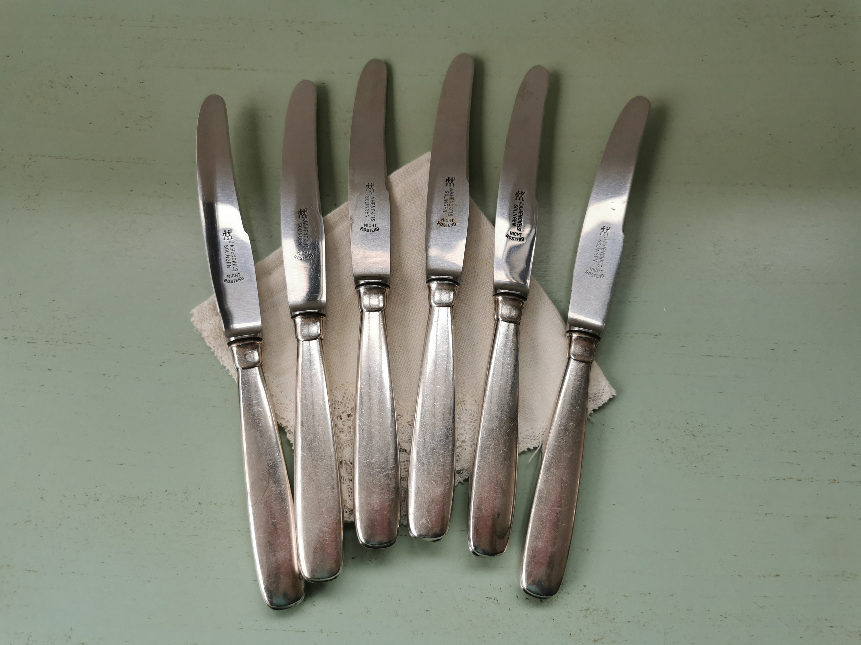 Vintage J.A. Henckels International Brazil Steak Knife Set of 6