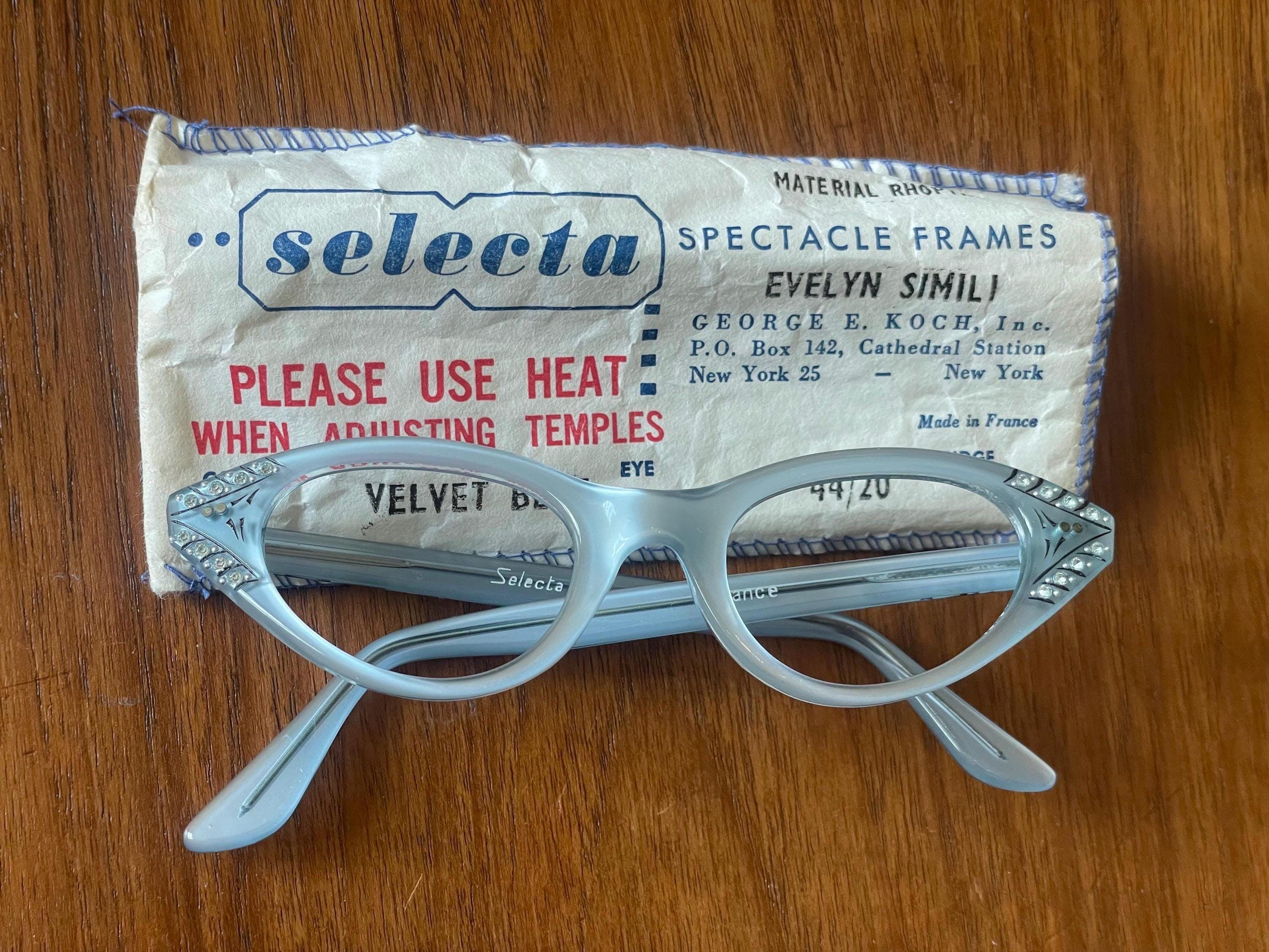 Vintage 50s 60s Rhinestone Eyeglasses - Etsy display picture 3