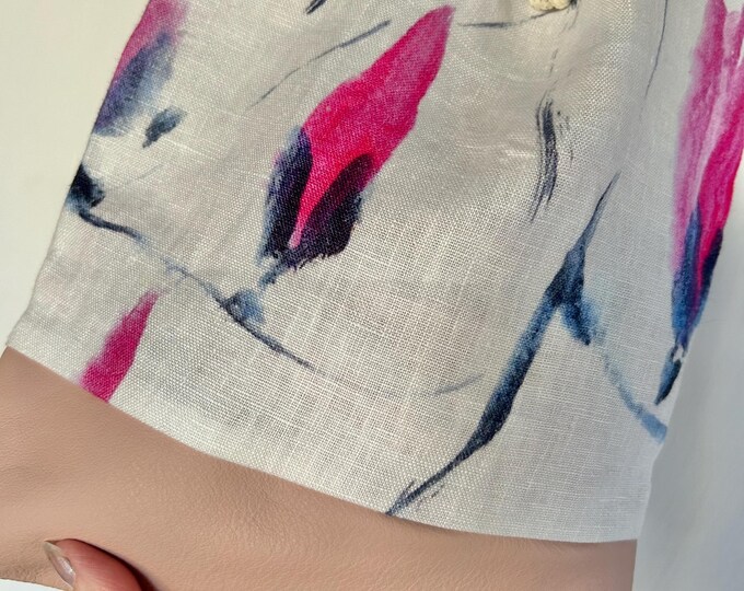 Leather & Fabric Tote Bag - Various Designs / Sizes