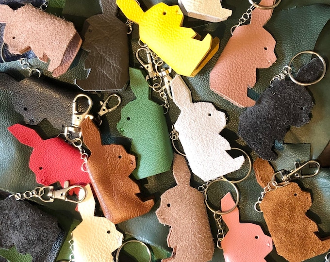 Rabbit Keyring, Bag Charm, Accessory - Personalisation Feature