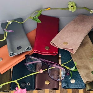 Brillenetui, Brillenetui, Brillenaufbewahrung, Brillenetui aus Leder, Brillenetui aus Leder, Brillenbeutel, Sonnenbrillenbeutel, Personalisieren