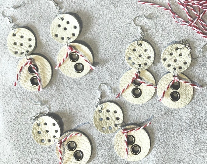 Snowman Earrings